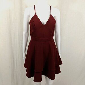 B. Darlin Spaghetti Strap Dress Homecoming Juniors 9/10 Back Zip Lace